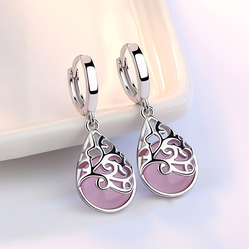 Tree of Life 925 Sterling Silver Earrings