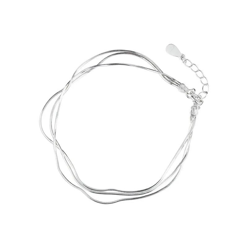 Thin and Elegant 925 Silver Bracelet