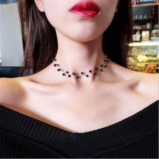 Dark Talise Gem Vine Necklace