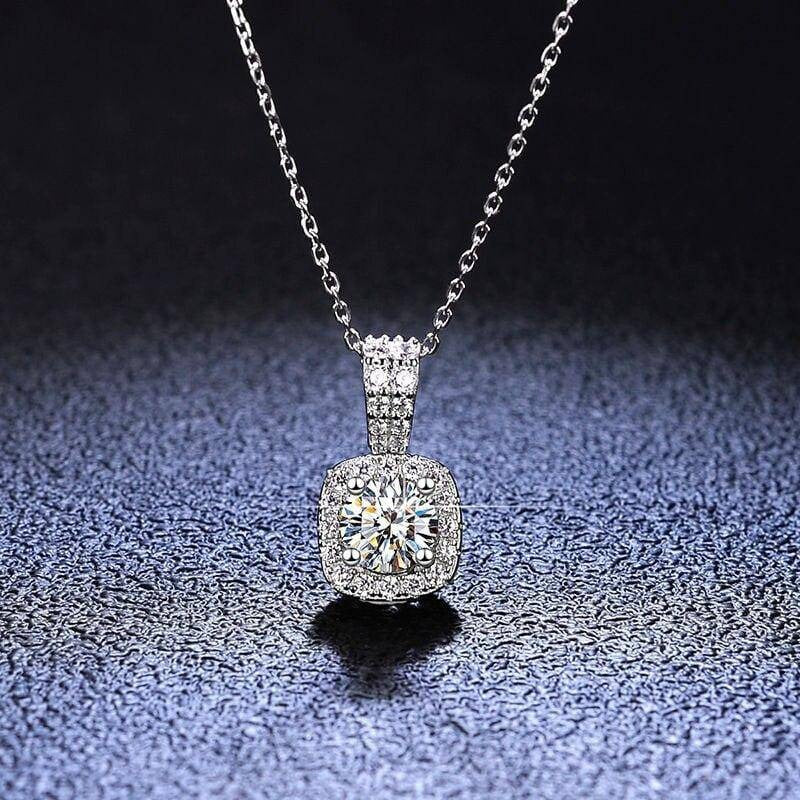 Olivia Cushion Cut Necklace