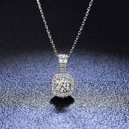 Olivia Cushion Cut Necklace