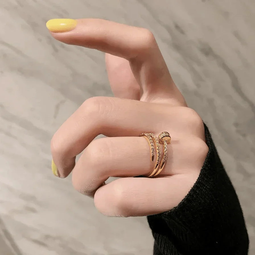 Adjustable Athena Pin Ring