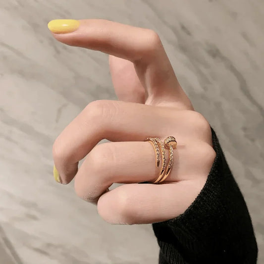 Adjustable Athena Pin Ring