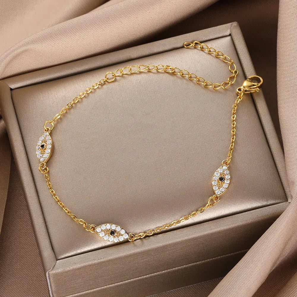 Evil Eye Diamond Bracelet