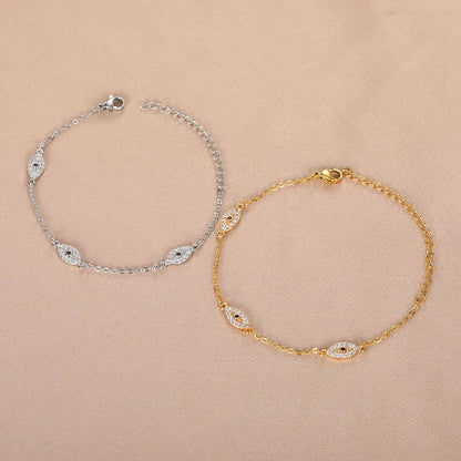 Evil Eye Diamond Bracelet