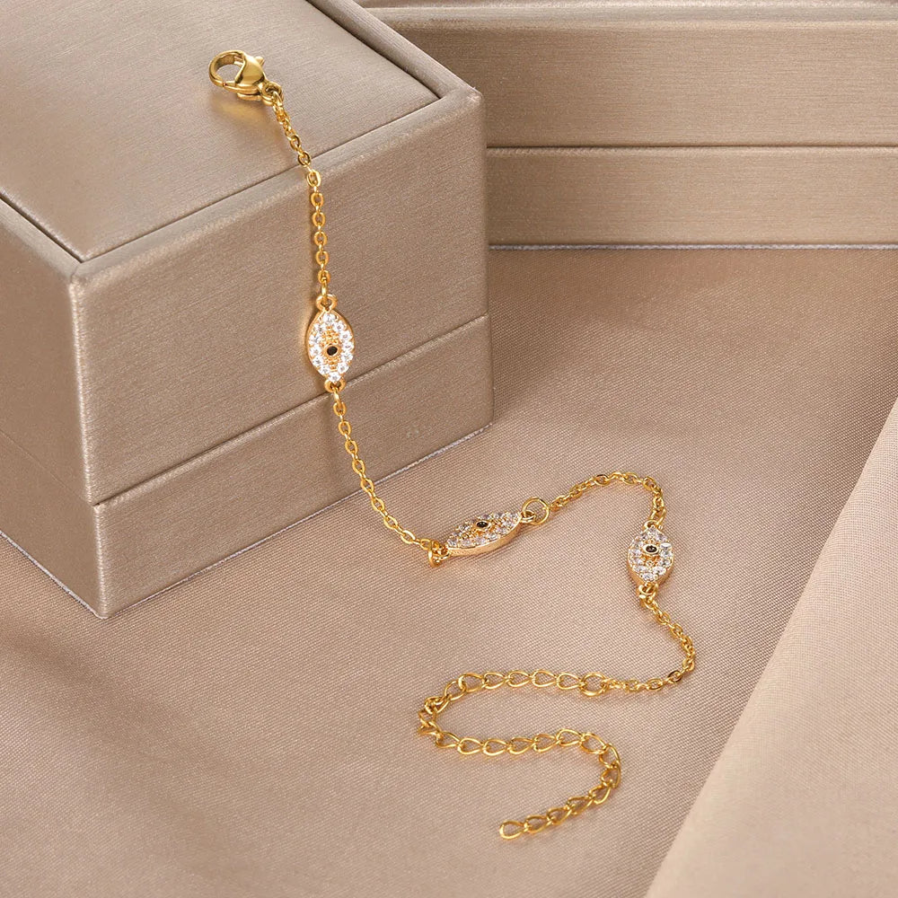 Evil Eye Diamond Bracelet