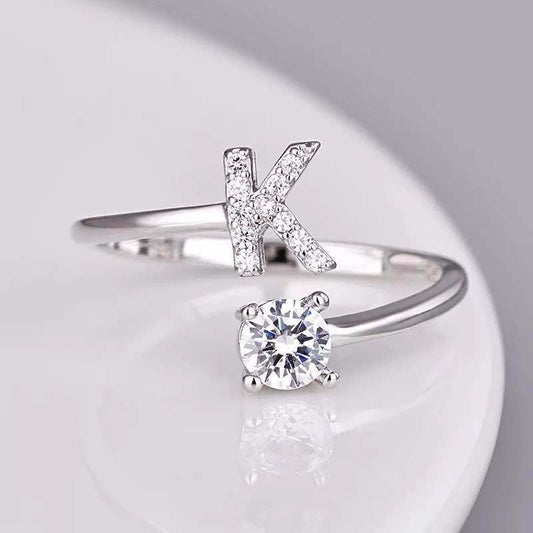 Adjustable Initial Letter Ring
