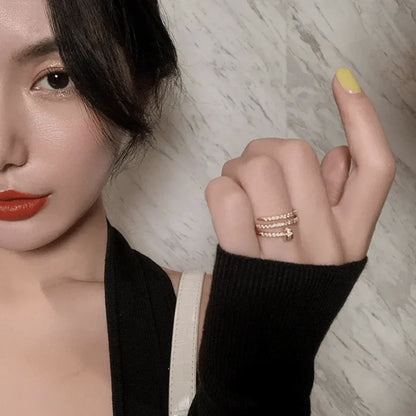 Adjustable Athena Pin Ring