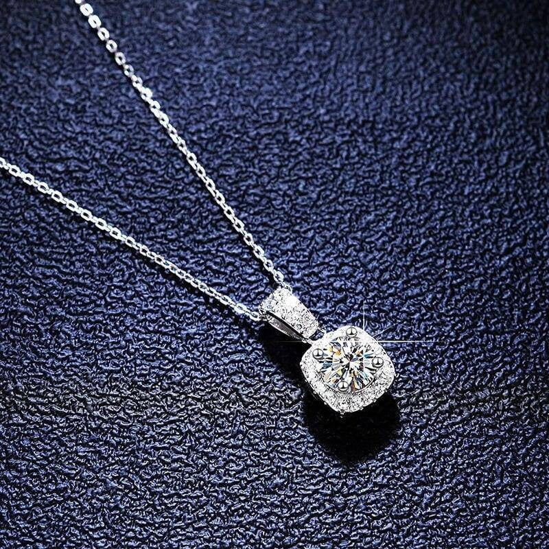 Olivia Cushion Cut Necklace