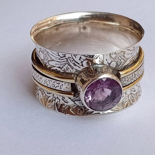 Bohemian Meditation Crystal Ring