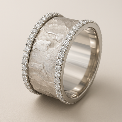 Vintage Silver Zirconia Ring