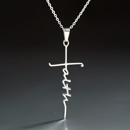 Elegant Cross Pendant Necklace