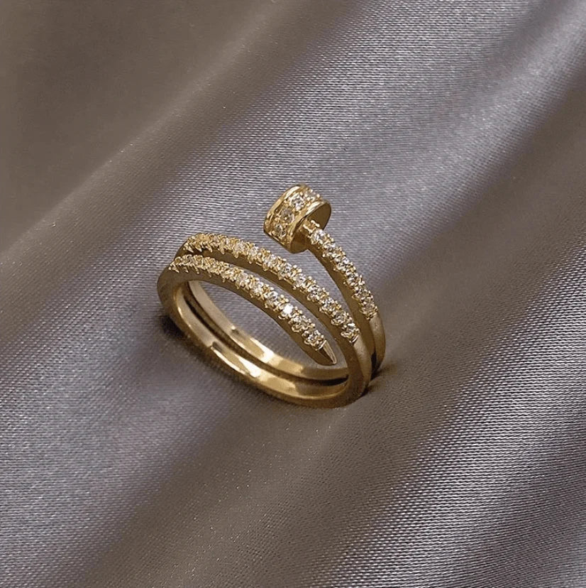 Adjustable Athena Pin Ring