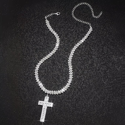 Multi-Layer Rhinestone Necklace
