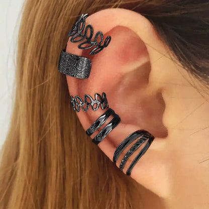 Y2K Hip Hop Style Earring Set