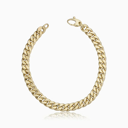Estate Cuban Bracelet | Gold