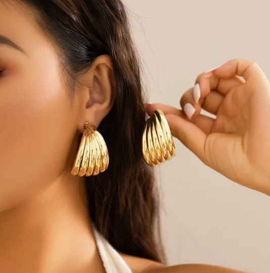 18K Gold Hammock Earrings