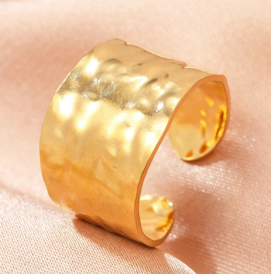 18K Gold Plated Greek Ring