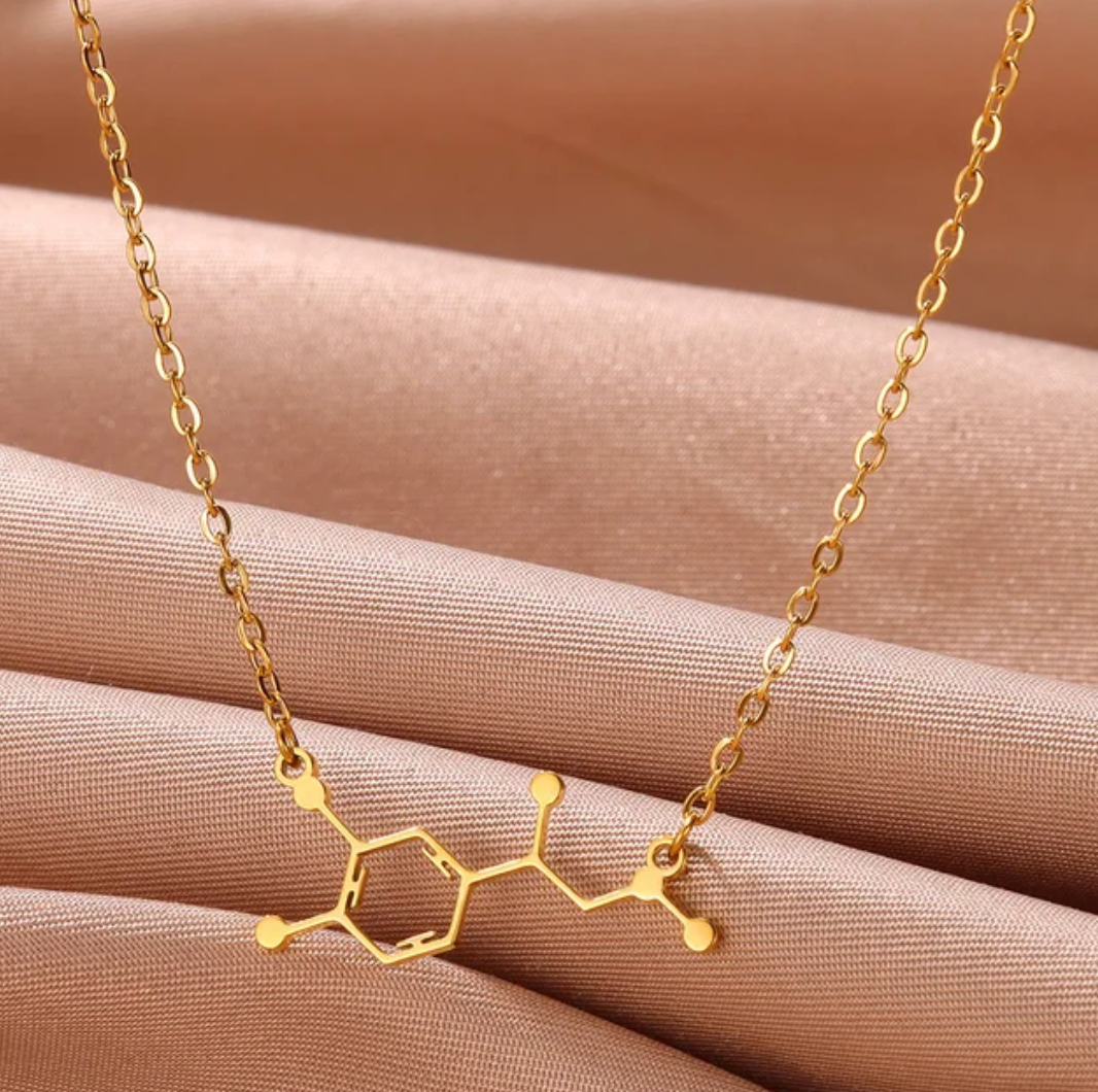 Dopamine 'Happiness' 18K Gold Plated Necklace