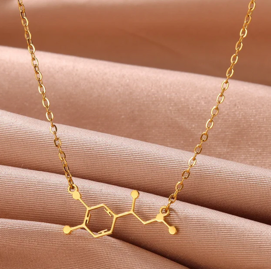 Dopamine 'Happiness' 18K Gold Plated Necklace