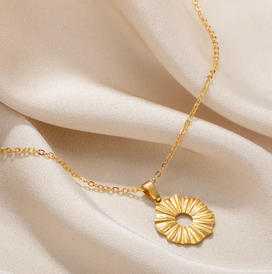 18K Gold Plated Tropical Pineapple Necklace
