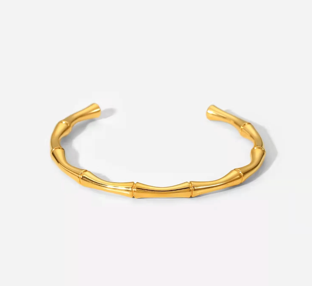 18K Gold Plated Forest Branch Style Bracelet