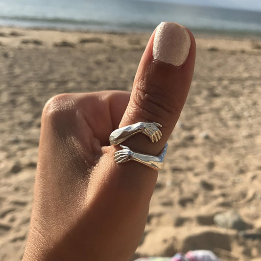 925 Silver 'Embrace' Ring