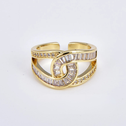 Marina - Elegant Adjustable Knot Ring
