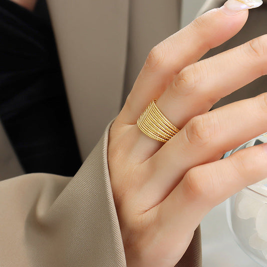 Vera Open Gold Ring