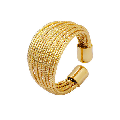 Vera Open Gold Ring