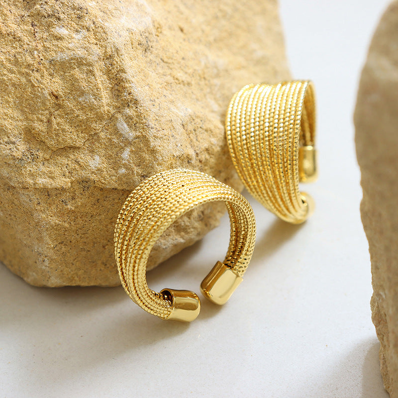 Vera Open Gold Ring
