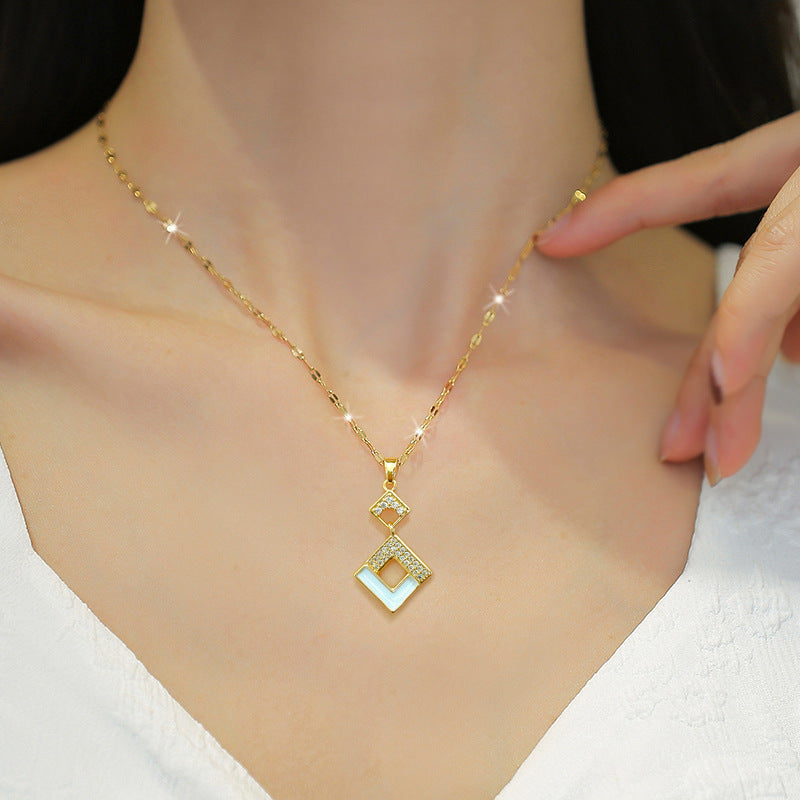 Geometric Gold Necklace