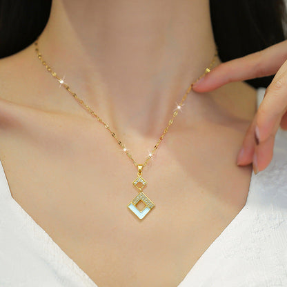 Geometric Gold Necklace