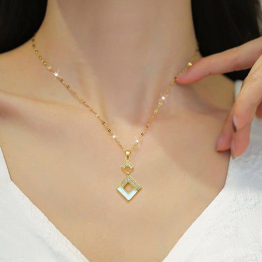 Geometric Gold Necklace