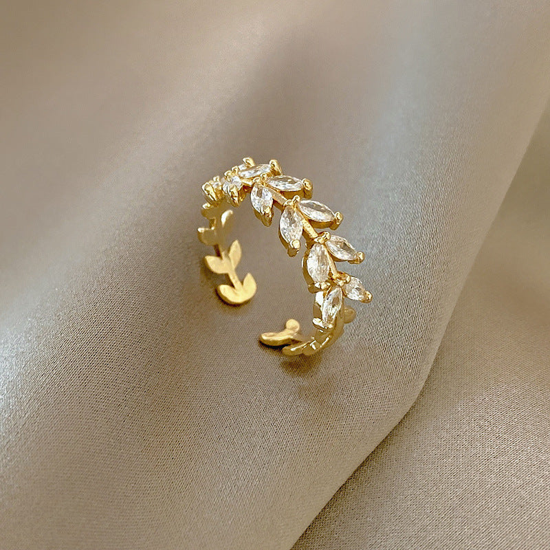 Matilda Gold Olive Ring