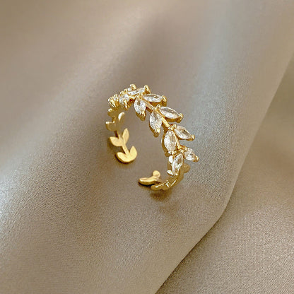 Matilda Gold Olive Ring