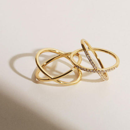Eva's Harmony Gold Ring