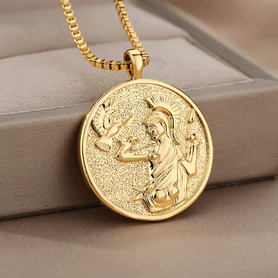 Athena Goddess of Wisdom and Courage Necklace
