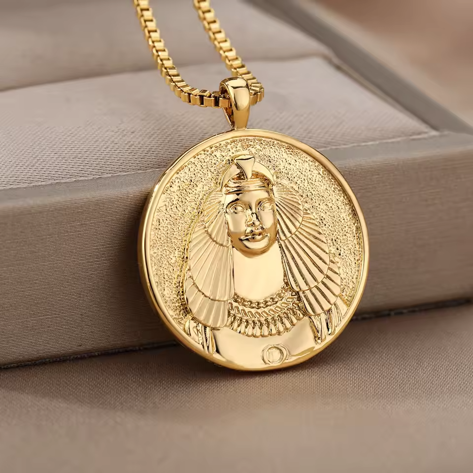 Cleopatra Egyptian Goddess of Power and Seduction Necklace