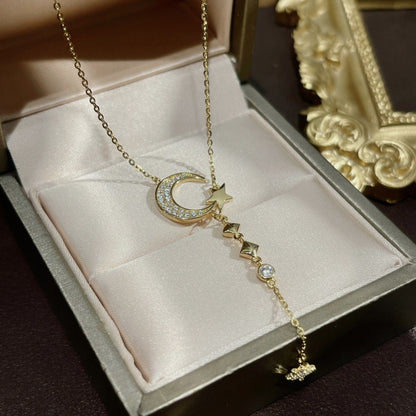 Celestial Glow Moon Necklace