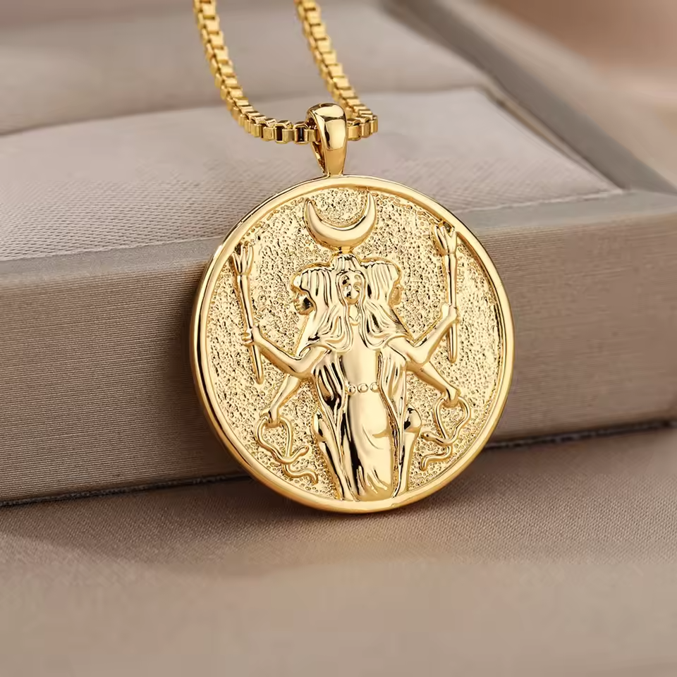 Hecate Goddess of Magic and Ancestral Wisdom Necklace