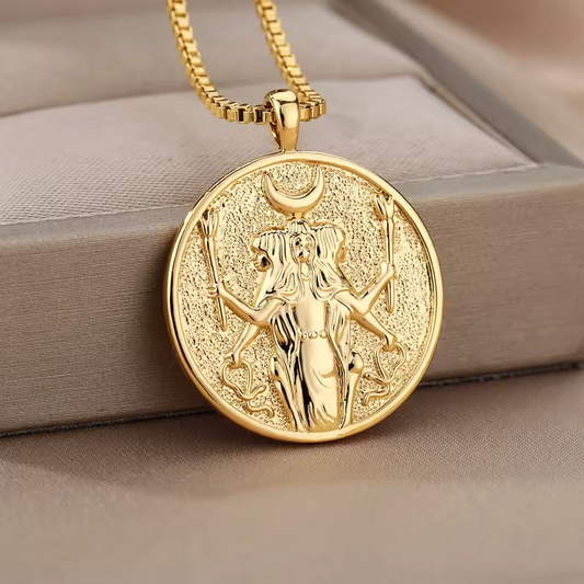 Hecate Goddess of Magic and Ancestral Wisdom Necklace