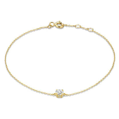 Clea Stone Bracelet | White Gold