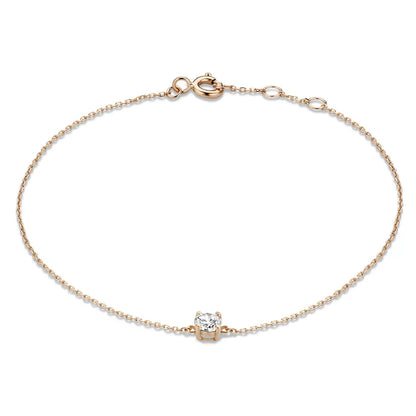 Clea Stone Bracelet | White Gold