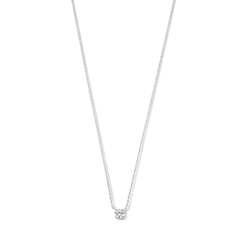ClÃ©a Moissanite Stone Necklace | Gold