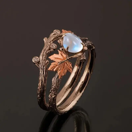 Moonstone Nature Ring