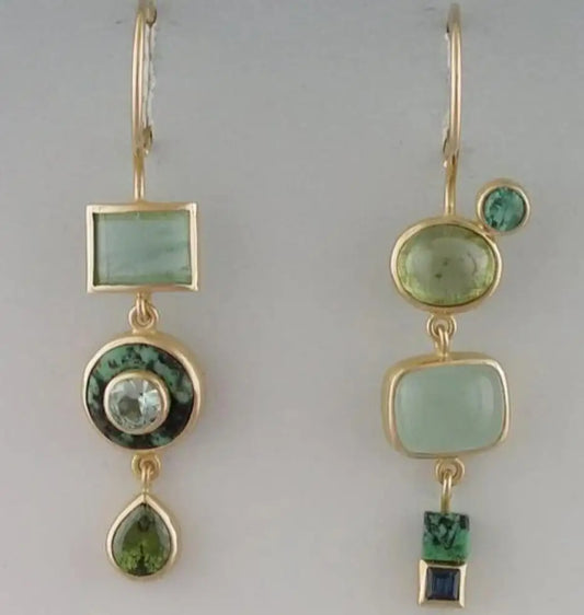 Vintage Green Earrings