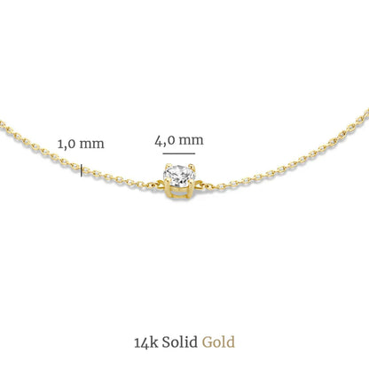 ClÃ©a Moissanite Stone Set | Gold