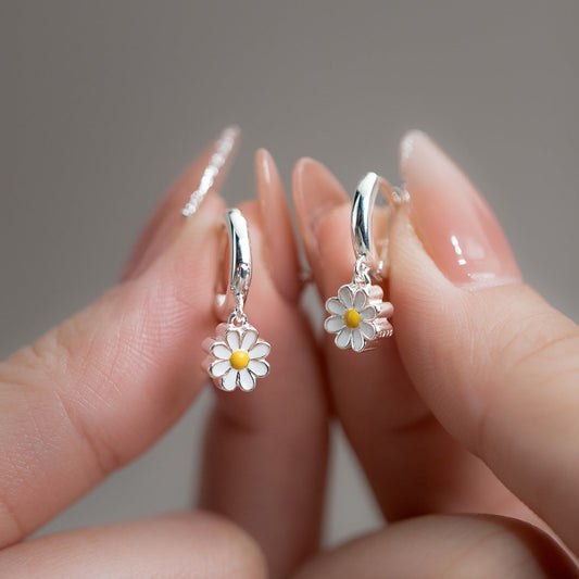 925 Silver Butterfly Pendant Earrings