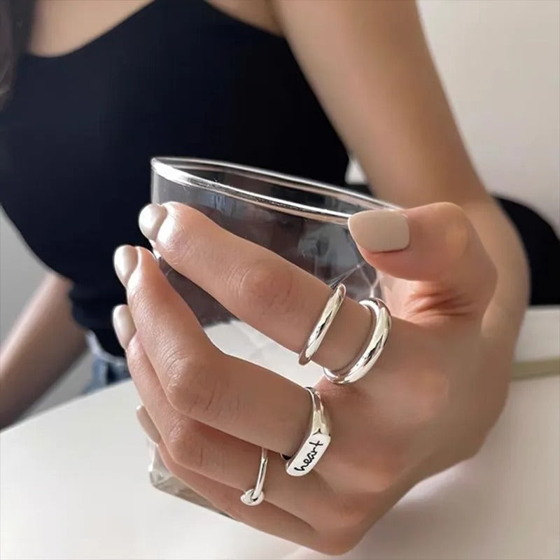 Vintage Adjustable 925 Silver Ring